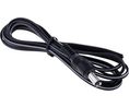 Konfektionierte DC-Stromkabel, 2.1x5.5x10.9mm Stecker - Offene Enden, Gerade, 1.8m, Schwarz
